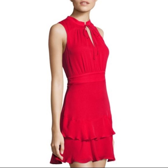 PARKER MATILDA RED DRESS - Picture 6 of 7
